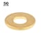 Prime-Line Flat Washers, SAE, No 8 X 3/8 in. OD, Solid Brass, PK50 9079626 - alternate 2